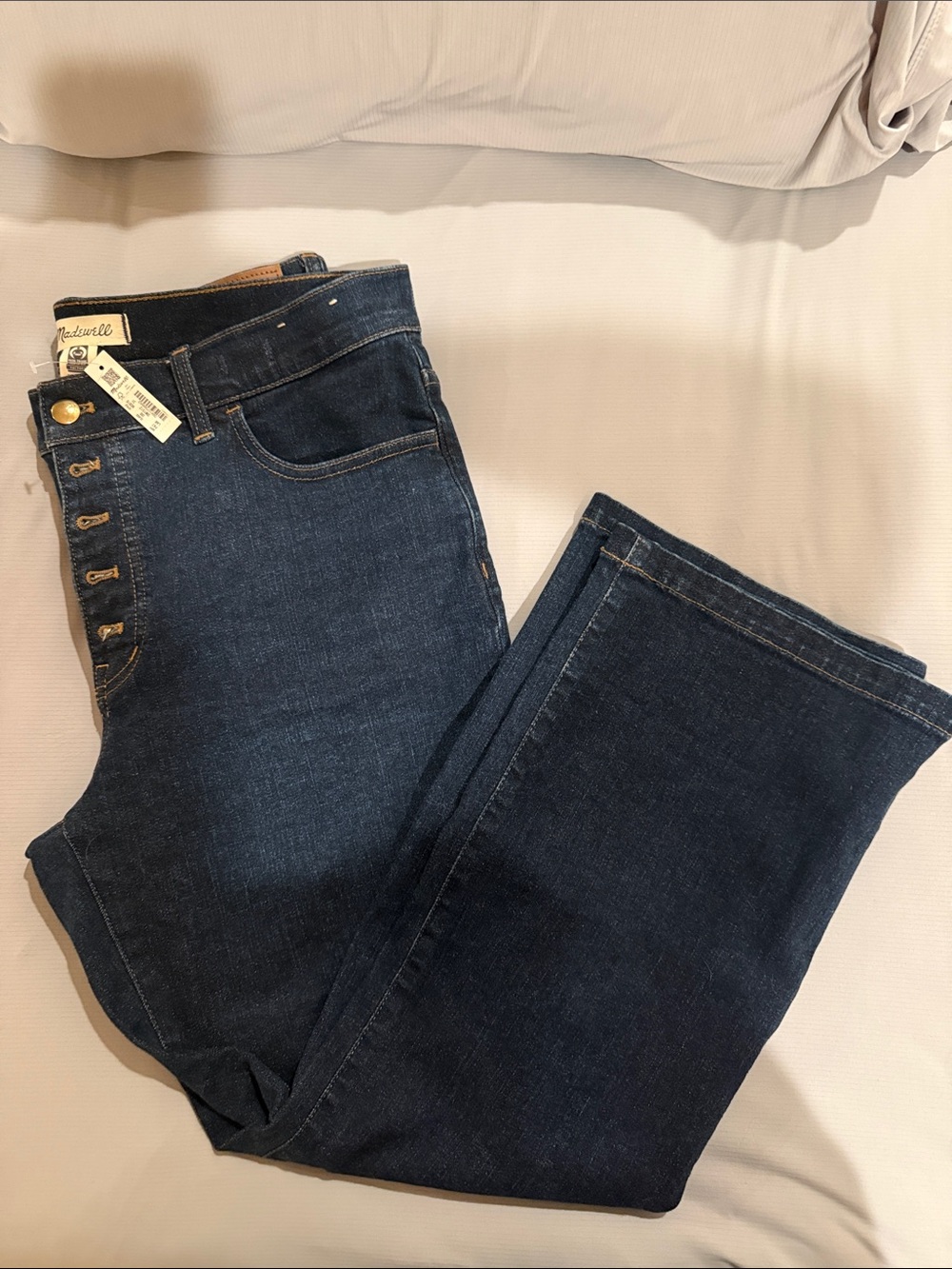 Madewell Dark Indigo Flare Jeans